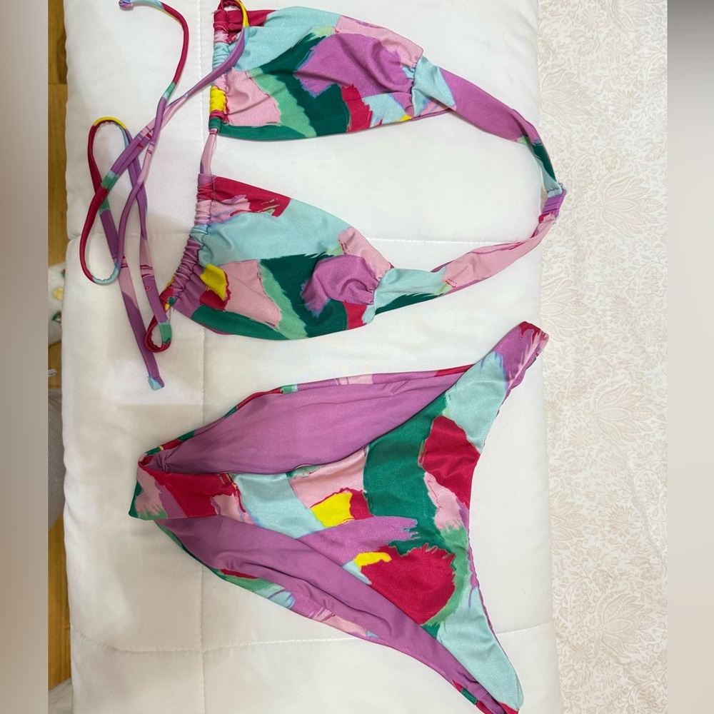 Colorful Abstract Bikini Set - Picture 1 of 2